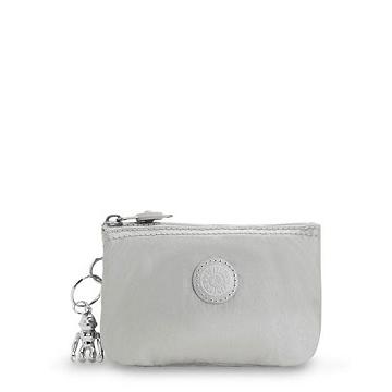 Kipling Creativity Small Metallic Pouch Bags Bright Metallic | CA 2109XY